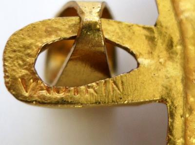 Line Vautrin Bronze Necklace Pendant Saint Laurent Line Vautrin