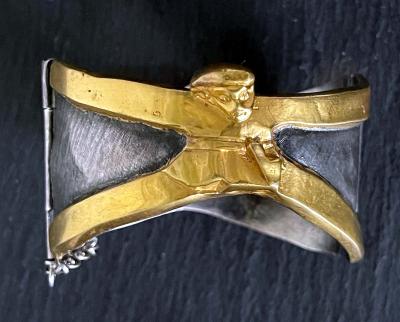 Line Vautrin French Art Bronze Bracelet by Line Vautrin