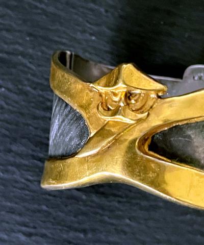 Line Vautrin French Art Bronze Bracelet by Line Vautrin