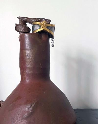 Line Vautrin French Art Bronze Bracelet by Line Vautrin