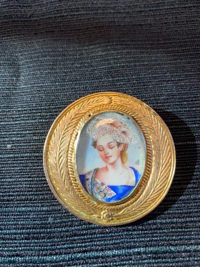 Line Vautrin French Bronze Brooch by Line Vautrin