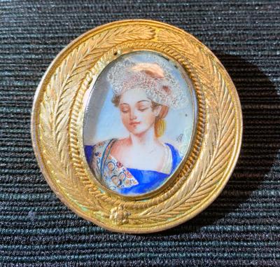 Line Vautrin French Bronze Brooch by Line Vautrin
