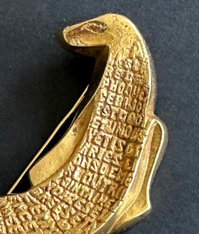 Line Vautrin French Bronze La Gloire des Phoques Brooch Line Vautrin