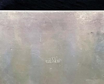 Line Vautrin French Silvered Bronze Paperweight Line Vautrin