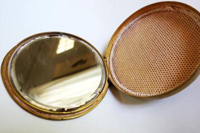 Line Vautrin Gilt Bronze Box by Line Vautrin