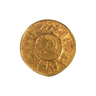 Line Vautrin Gilt Bronze Brooch by Line Vautrin