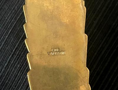 Line Vautrin Large French Gilt Bronze Box Pinocchio by Line Vautrin
