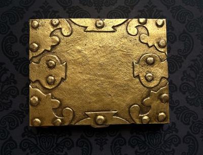 Line Vautrin Large French Sculpted Bronze Box by Line Vautrin