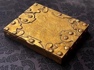 Line Vautrin Large French Sculpted Bronze Box by Line Vautrin