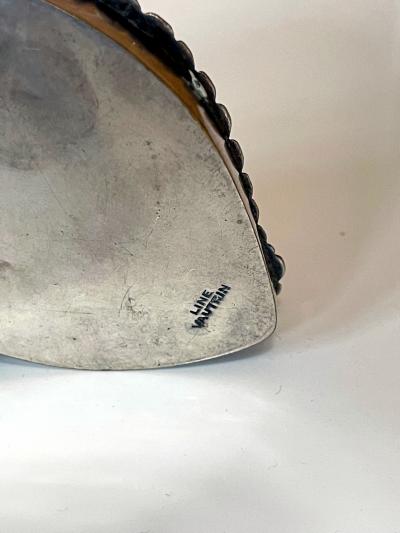 Line Vautrin Large French Silvered Bronze Box Line Vautrin