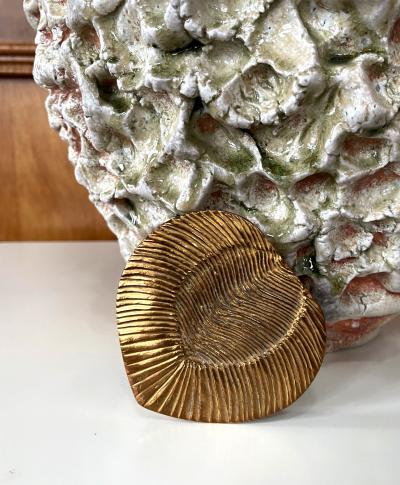 Line Vautrin Large Gilt Bronze Feuille Box by Line Vautrin