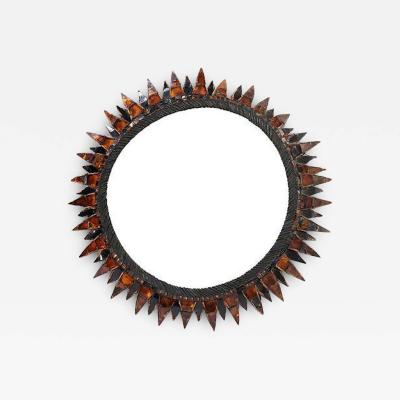 Line Vautrin RARE AND EXCEPTIONAL MIRROR SOLEIL POINTE BY LINE VAUTRIN
