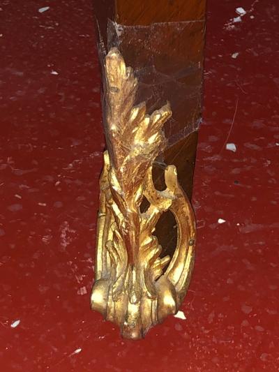 Linke Style Louis XV Curio Vitrine Cabinet 19th 20th Century Bombe Inlaid