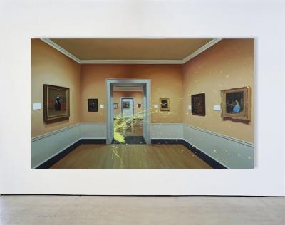 Lino Lago Crash Yellow on Museum I 2014