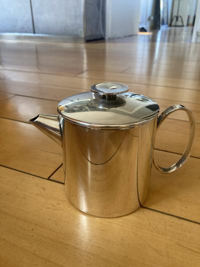 Lino Sabattini 1960s silver plated Tea set By Lino Sabattini for Christofle