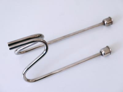 Lino Sabattini Elegant Mid Century Modern Candle Holder Flamma by Lino Sabattini Italy 1970s