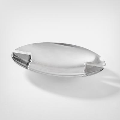 Lino Sabattini Lino Sabattini Centerpiece Model Baja in Silvered Metal 1973