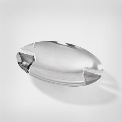 Lino Sabattini Lino Sabattini Centerpiece Model Baja in Silvered Metal 1973