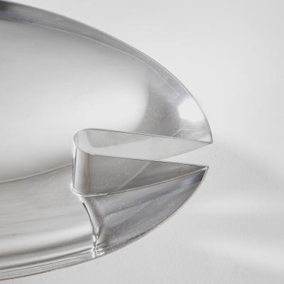 Lino Sabattini Lino Sabattini Centerpiece Model Baja in Silvered Metal 1973