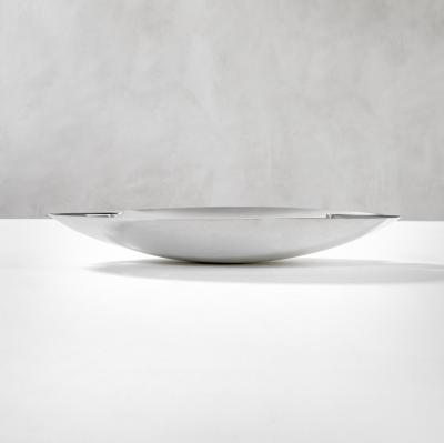 Lino Sabattini Lino Sabattini Centerpiece Model Baja in Silvered Metal 1973