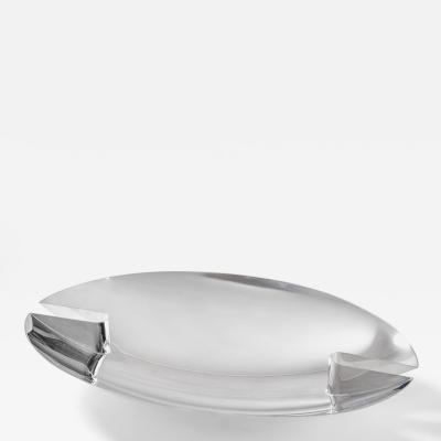 Lino Sabattini Lino Sabattini Centerpiece Model Baja in Silvered Metal 1973