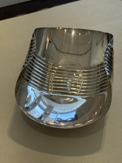 Lino Sabattini Mid Century Modern Silver Plate Centerpiece by Lino Sabattini 1960