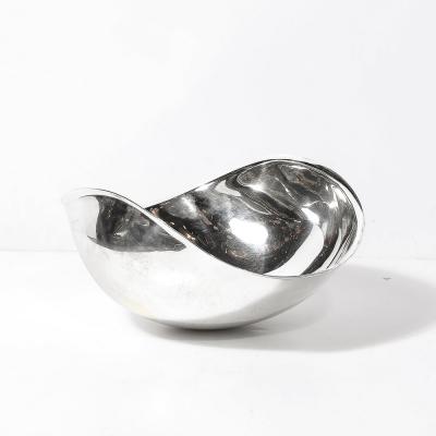 Lino Sabattini Mid Century Modernist Candara Centerpiece Bowl signed Sabattini