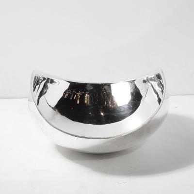 Lino Sabattini Mid Century Modernist Candara Centerpiece Bowl signed Sabattini