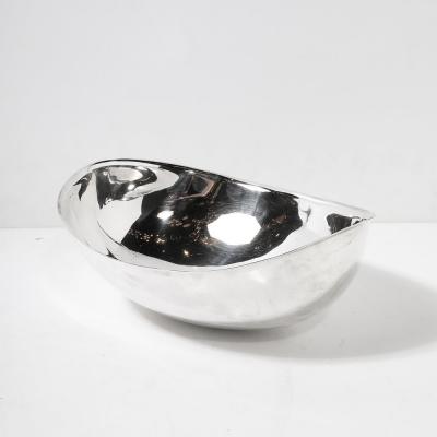 Lino Sabattini Mid Century Modernist Candara Centerpiece Bowl signed Sabattini