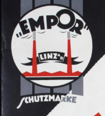 Linz Metalworks Art Deco Poster EMPOR by Linz Metalworks