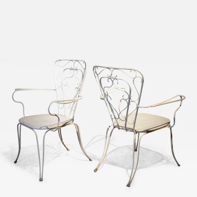 Lio Carminati Lio Carminati four chairs iron 1950s