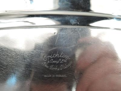 Lionel Alfred Crichton Crichton English Modern Classical Sterling Silver Tea Tray 1922