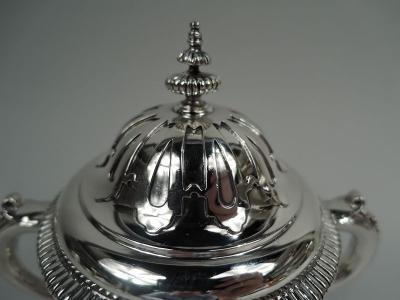Lionel Alfred Crichton Crichton English Neoclassical Britannia Silver Covered Urn 1930