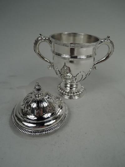 Lionel Alfred Crichton Crichton English Neoclassical Britannia Silver Covered Urn 1930