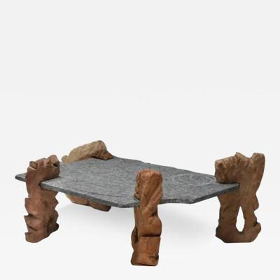 Lionel Jadot Contemporary Coffee Table Lionel Jadot Big Bear Grinder Belgian Art and Design