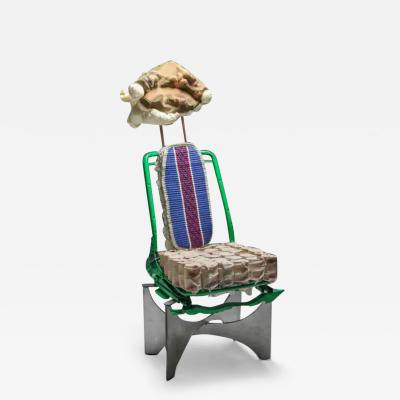 Lionel Jadot The King of Ti b l Assemblage Chair with Backrest from Ti b l Lionel Jadot