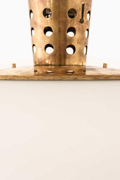 Lisa Johansson Pap Ceiling Lamp Model 71 in Brass and Opaline Glass by Lisa Johansson Pape 1950s