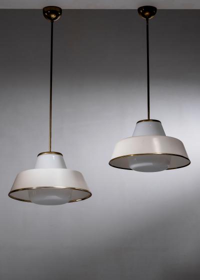 Lisa Johansson Pap Pair of Lisa Johansson Pape pendants for Orno
