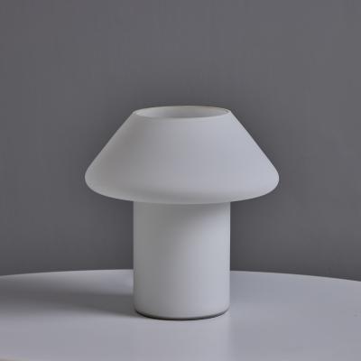 Lisa Johansson Pape 1960s Sculptural Opaline Glass Table Lamp Attributed to Lisa Johansson Pape