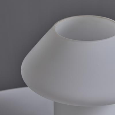 Lisa Johansson Pape 1960s Sculptural Opaline Glass Table Lamp Attributed to Lisa Johansson Pape