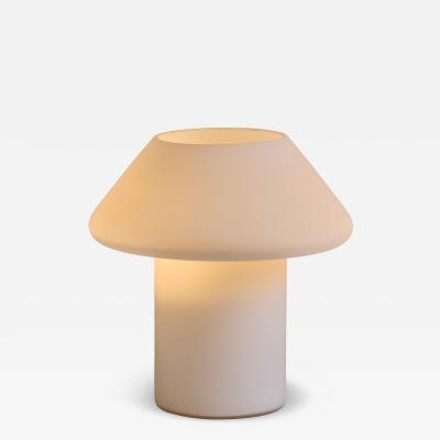 Lisa Johansson Pape 1960s Sculptural Opaline Glass Table Lamp Attributed to Lisa Johansson Pape