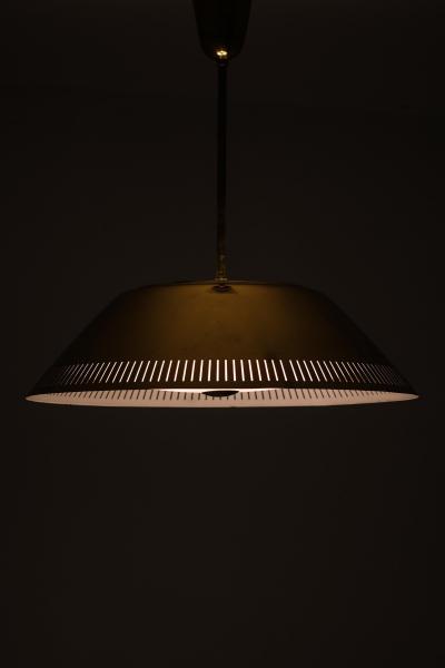 Lisa Johansson Pape Ceiling Lamp in Brass and Glass by Lisa Johansson Pape 1950s