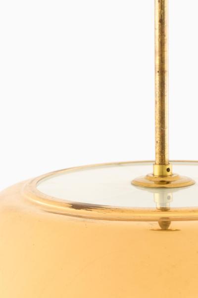 Lisa Johansson Pape Ceiling Lamp in Brass and Glass by Lisa Johansson Pape 1950s