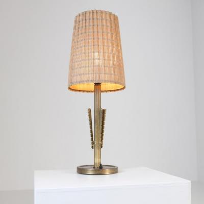 Lisa Johansson Pape Early Vintage Lisa Johansson Pap Table Lamp Model 2053 Orno 1940s