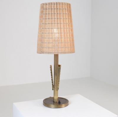 Lisa Johansson Pape Early Vintage Lisa Johansson Pap Table Lamp Model 2053 Orno 1940s