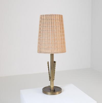 Lisa Johansson Pape Early Vintage Lisa Johansson Pap Table Lamp Model 2053 Orno 1940s