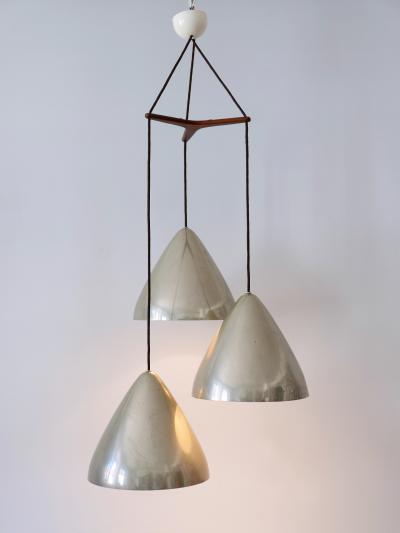 Lisa Johansson Pape Elegant Cascading Pendant Lamp by Lisa Johansson Pape for Orno Finland 1960s