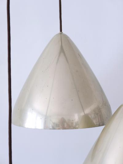 Lisa Johansson Pape Elegant Cascading Pendant Lamp by Lisa Johansson Pape for Orno Finland 1960s