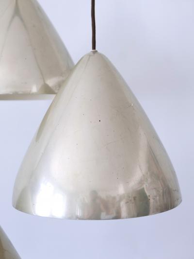 Lisa Johansson Pape Elegant Cascading Pendant Lamp by Lisa Johansson Pape for Orno Finland 1960s