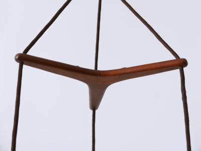 Lisa Johansson Pape Elegant Cascading Pendant Lamp by Lisa Johansson Pape for Orno Finland 1960s